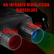 Digitala Mörkerseendeglasögon & Kikare med LCD-skärm Spårning upp till 300 m HD Infraröd (IR) med Foto & Video för Spotting, Jakt Vilda Djur